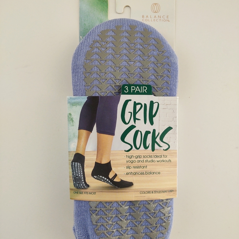 🎁Balance Collection Grip Socks (3 pairs)